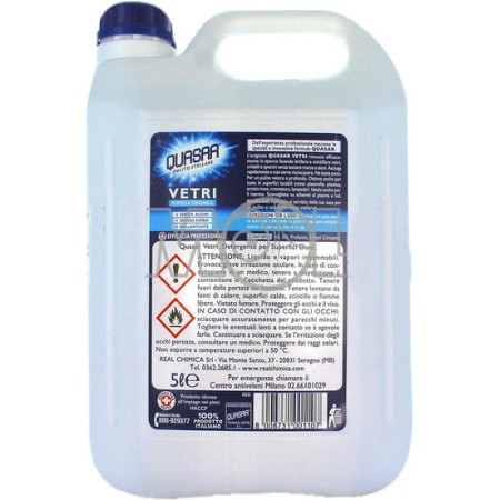 DETERSIVO VETRI 'QUASAR' TANICA LT.5